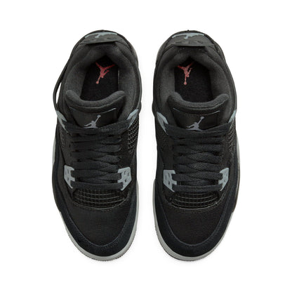 Air Jordan 4 Retro SE GS 'Black Canvas' — UK 13.5 | EU 32 | US 1Y — Back View