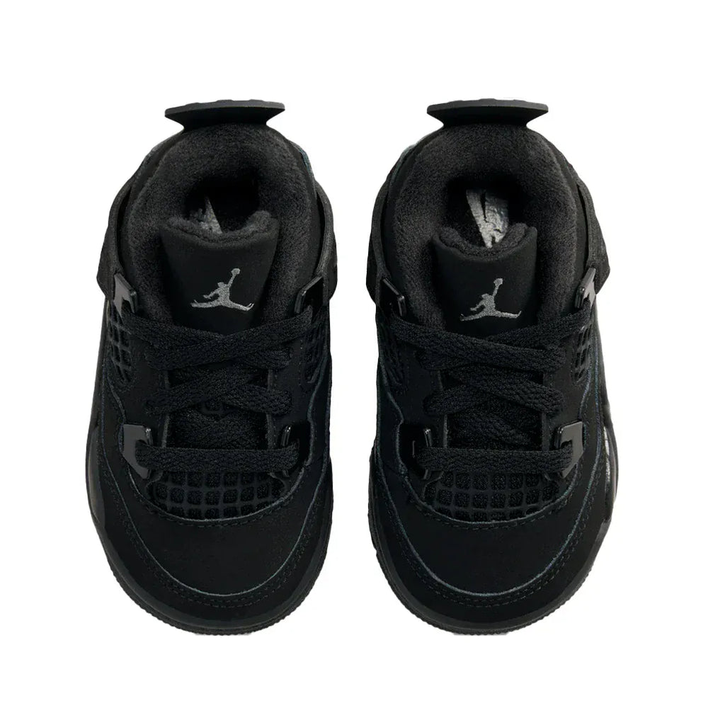 Air Jordan 4 Retro Black Cat 2025 TD — 1.5 UK — Side View