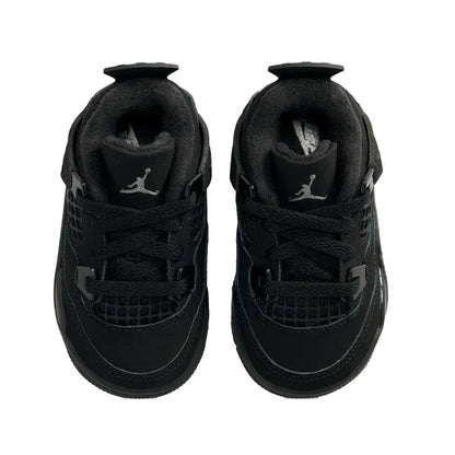 Air Jordan 4 Retro Black Cat 2025 TD — 1.5 UK — Side View
