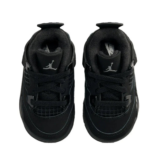 Air Jordan 4 Retro Black Cat 2025 TD — 1.5 UK — Side View