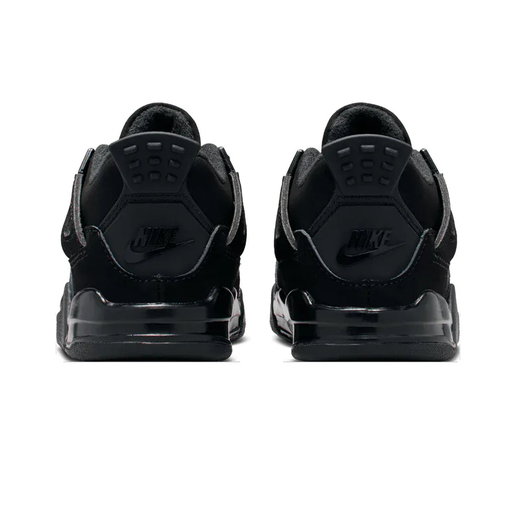 Air Jordan 4 Retro Black Cat 2025 TD — 1.5 UK — Back View