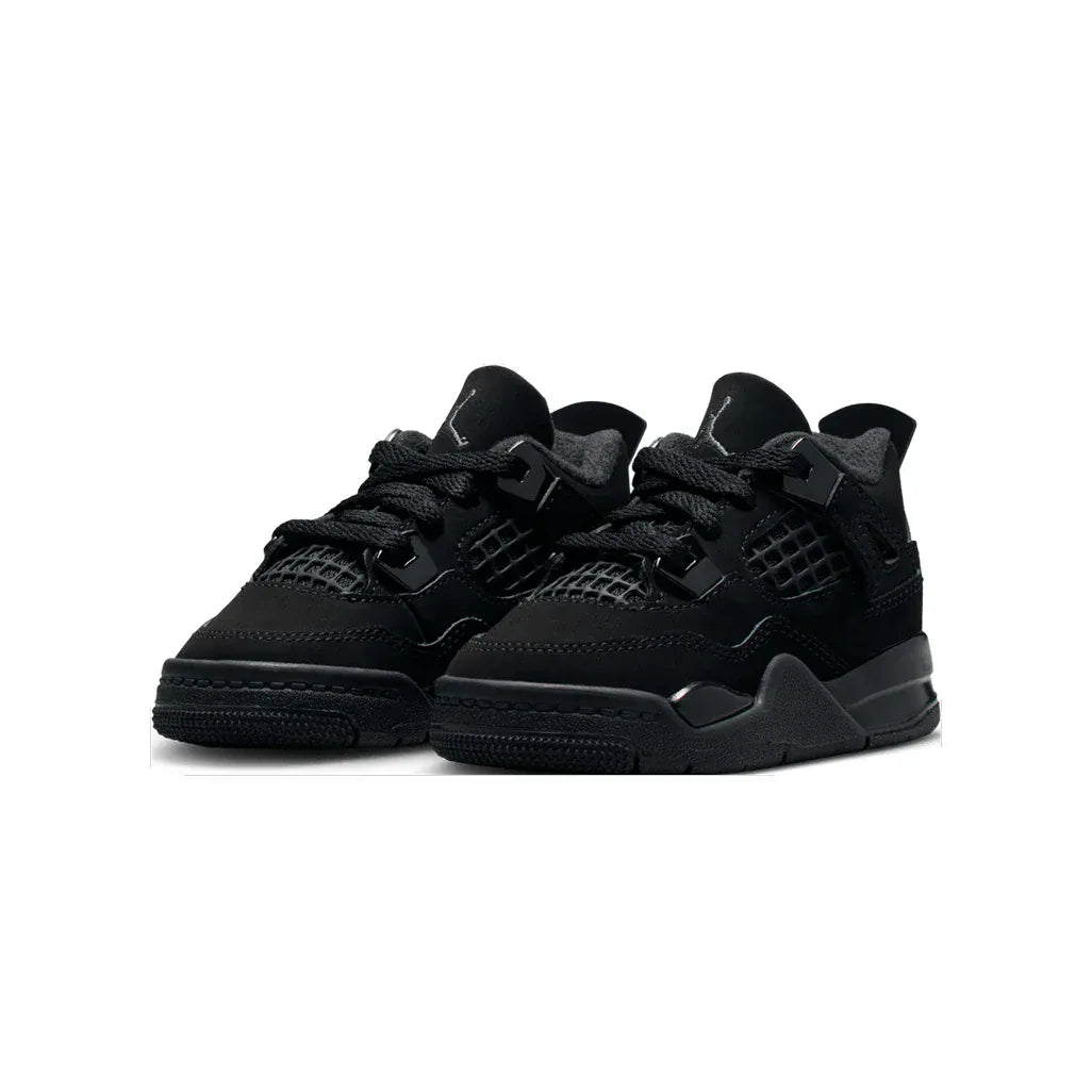 Air Jordan 4 Retro Black Cat 2025 TD — 1.5 UK — Top View