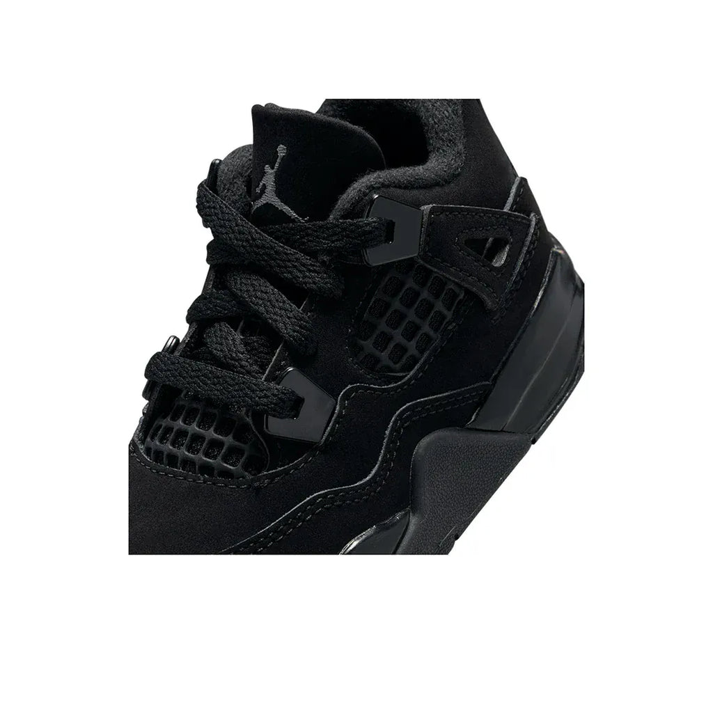 Air Jordan 4 Retro Black Cat 2025 TD — 1.5 UK — Detail View