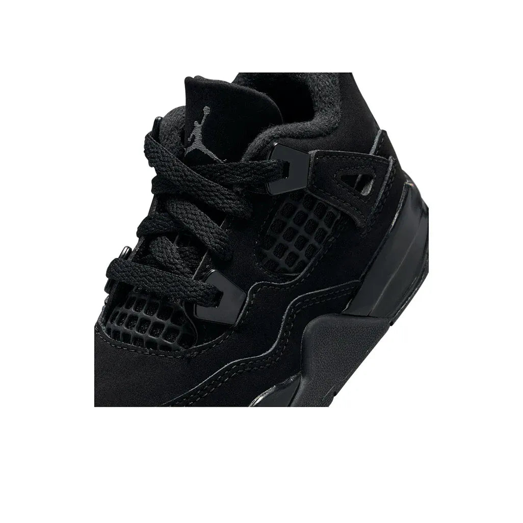 Air Jordan 4 Retro Black Cat 2025 TD — 1.5 UK — Detail View