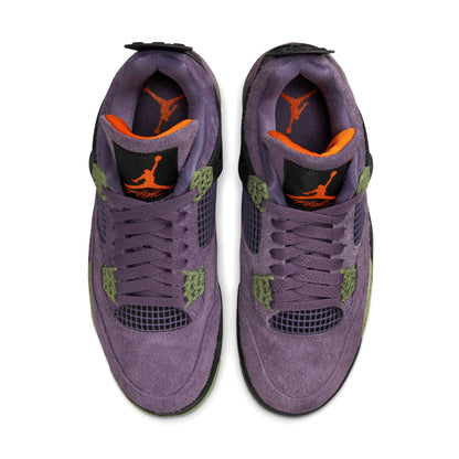 Air Jordan 4 Retro Wmns' Canyon Purple' — UK 2.5 | EU 35.5 | US 5 — Back View