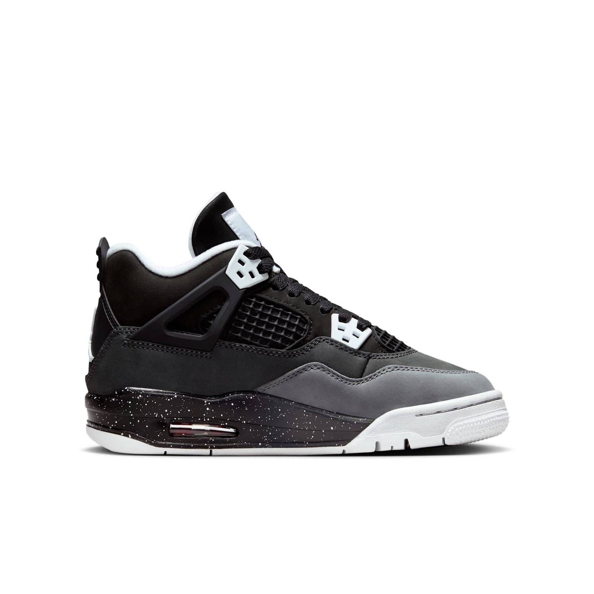Jordan 4 Retro Fear 2024 GS — 3 UK — Side View