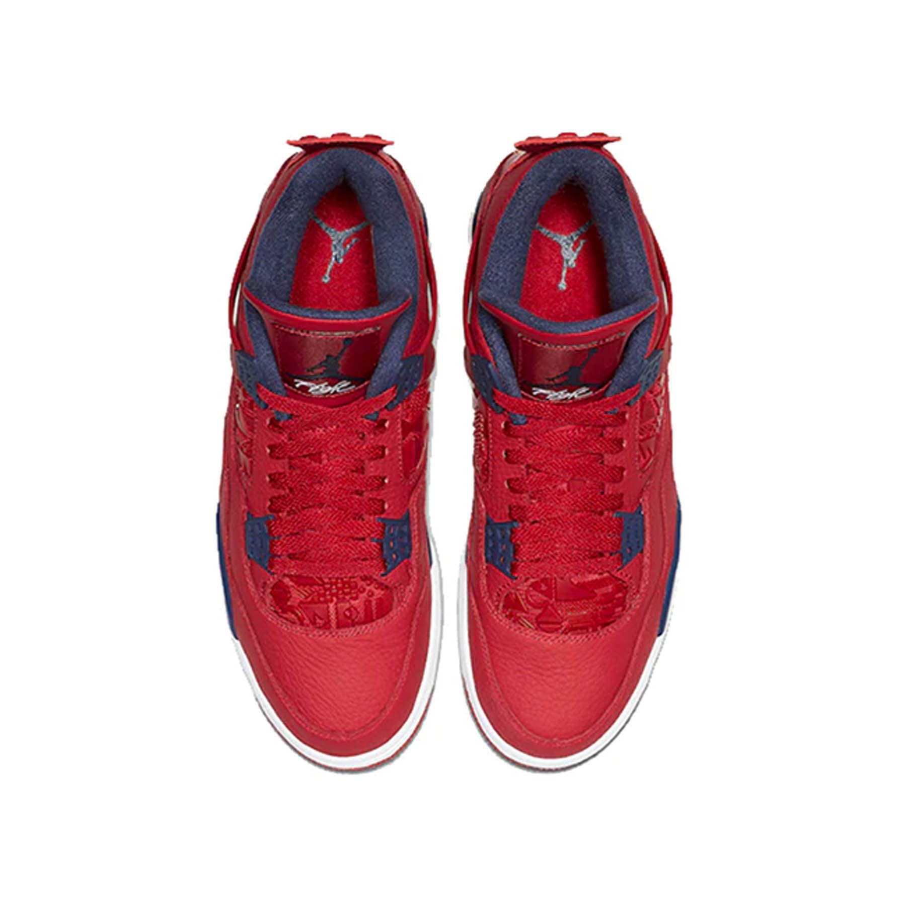 Air Jordan 4 Retro 'FIBA' — UK 3 | EU 35.5 | US 3.5 — Back View
