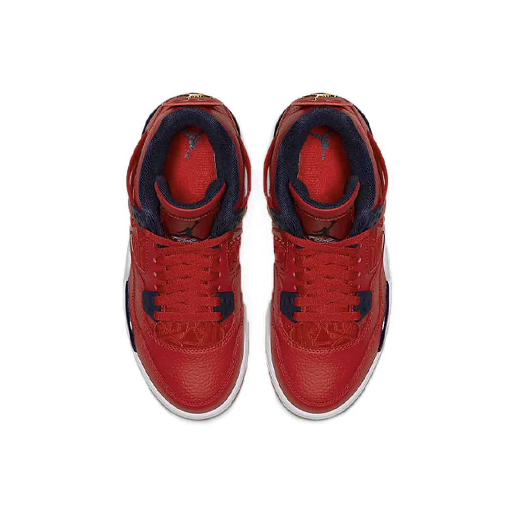 Air Jordan 4 Retro GS 'FIBA' — UK 13.5 | EU 32 | US 1Y — Top View