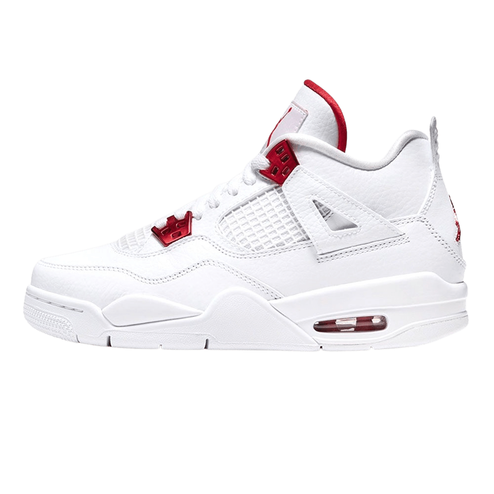 Air Jordan 4 Retro GS 'Red Metallic' — UK 13.5 | EU 32 | US 1Y — Front View