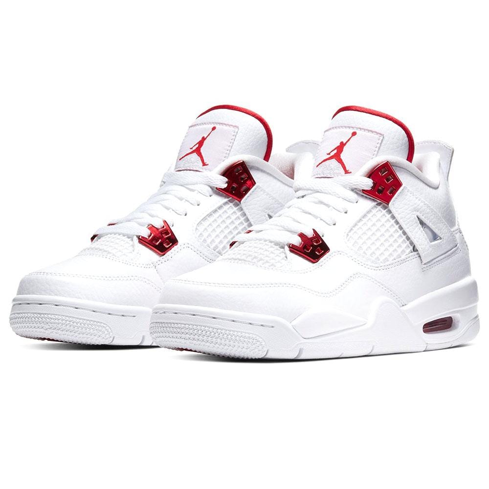 Air Jordan 4 Retro GS 'Red Metallic' — UK 13.5 | EU 32 | US 1Y — Side View