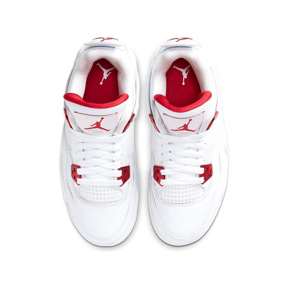 Air Jordan 4 Retro GS 'Red Metallic' — UK 13.5 | EU 32 | US 1Y — Back View