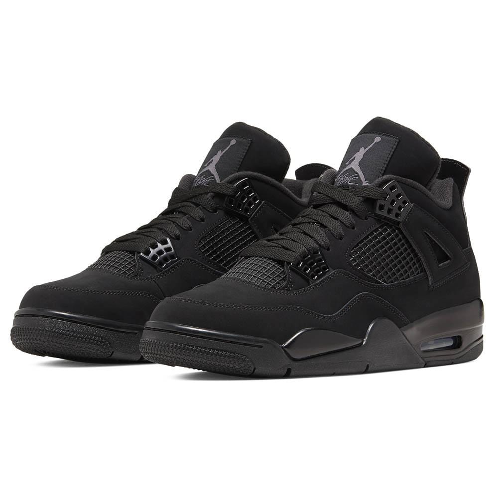 Air Jordan 4 Retro GS 'Black Cat' 2020 — UK 13.5 | EU 32 | US 1Y — Side View