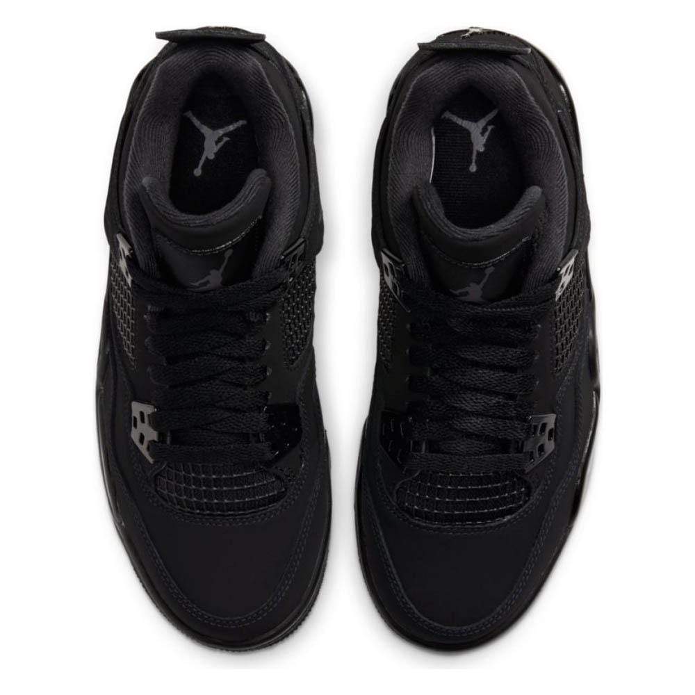 Air Jordan 4 Retro GS 'Black Cat' 2020 — UK 13.5 | EU 32 | US 1Y — Back View