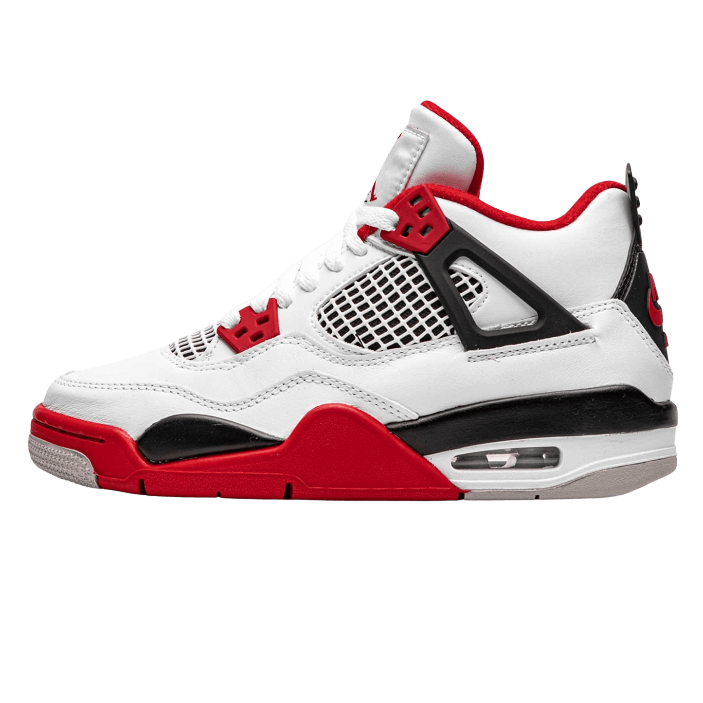 Air Jordan 4 Retro OG GS 'Fire Red' 2020 — UK 13.5 | EU 32 | US 1Y — Front View