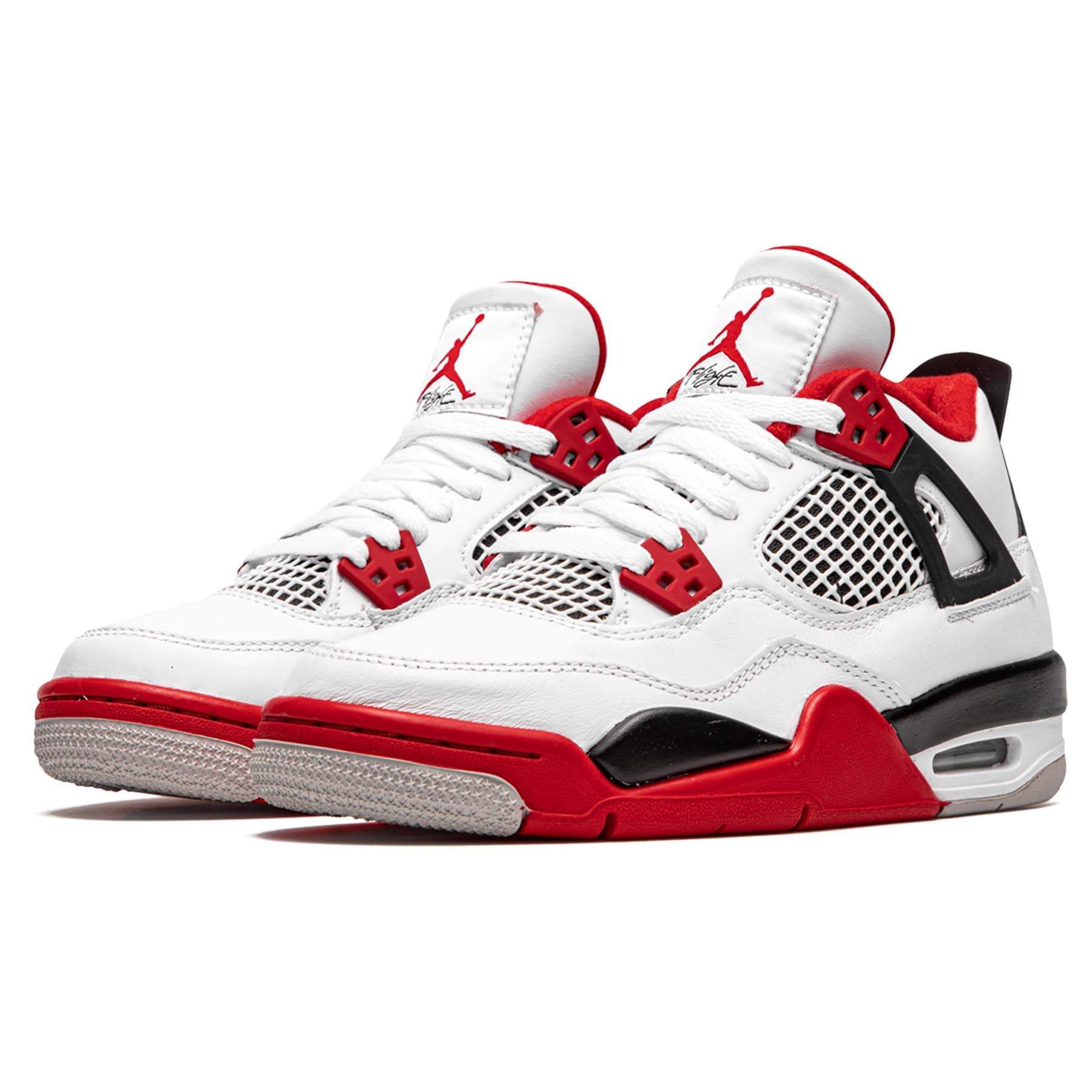 Air Jordan 4 Retro OG GS 'Fire Red' 2020 — UK 13.5 | EU 32 | US 1Y — Side View