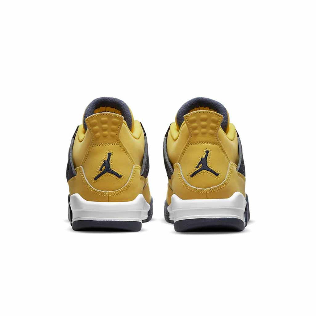 Air Jordan 4 Retro GS 'Lightning' 2021 — 3 UK — Detail View