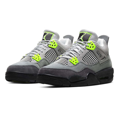 Air Jordan 4 Retro SE GS 'Neon 95' — UK 13.5 | EU 32 | US 1Y — Side View