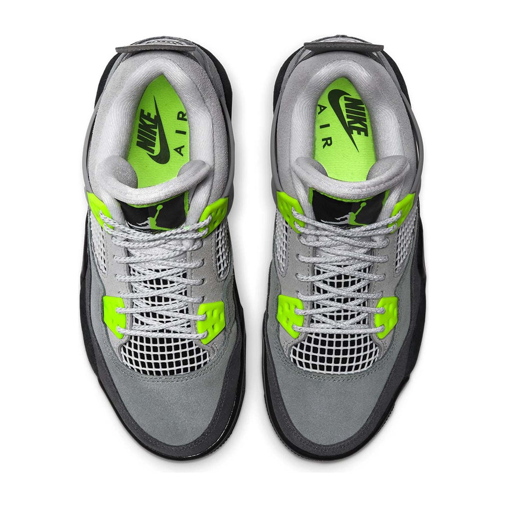Air Jordan 4 Retro SE GS 'Neon 95' — UK 13.5 | EU 32 | US 1Y — Back View