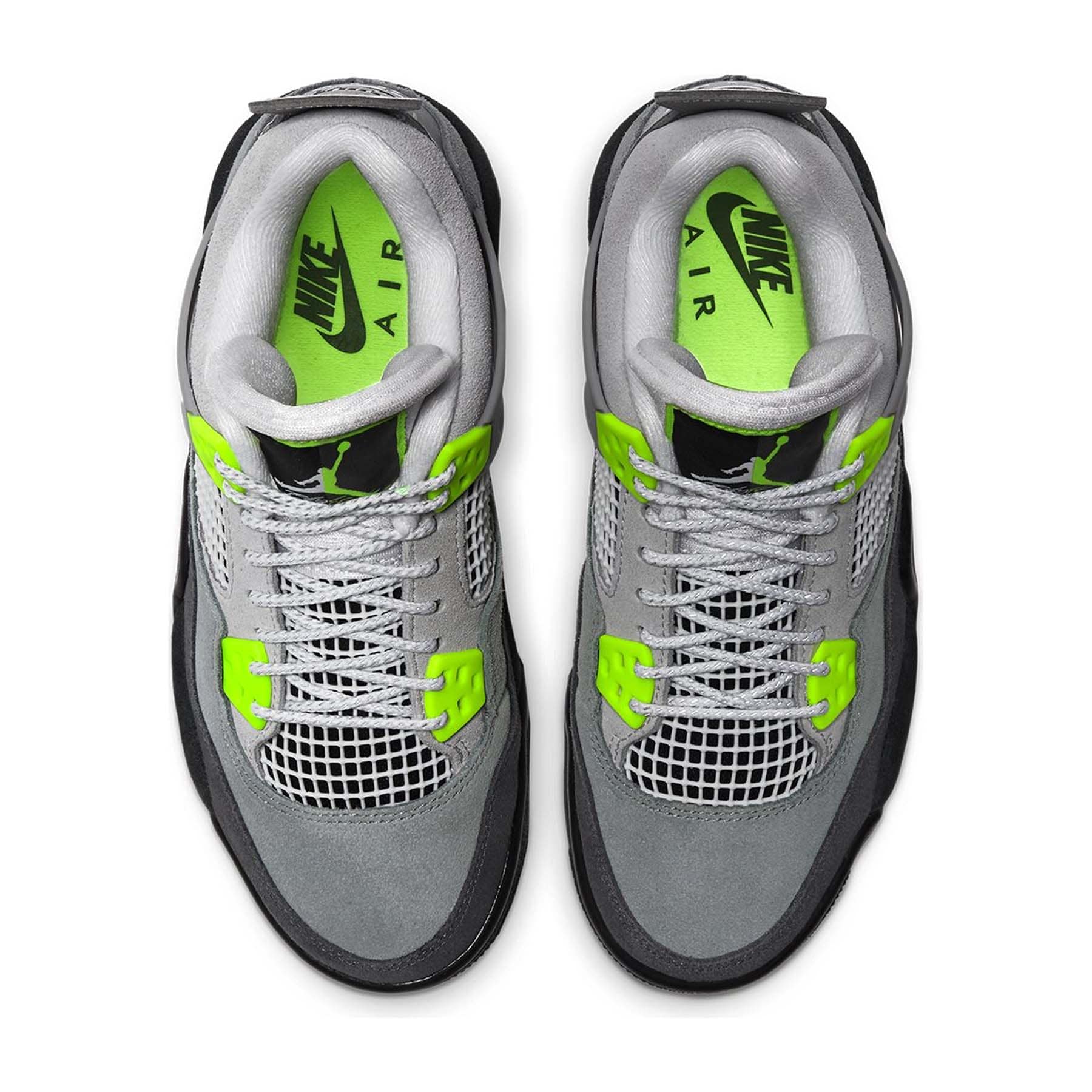 Air Jordan 4 Retro SE GS 'Neon 95' — UK 13.5 | EU 32 | US 1Y — Back View