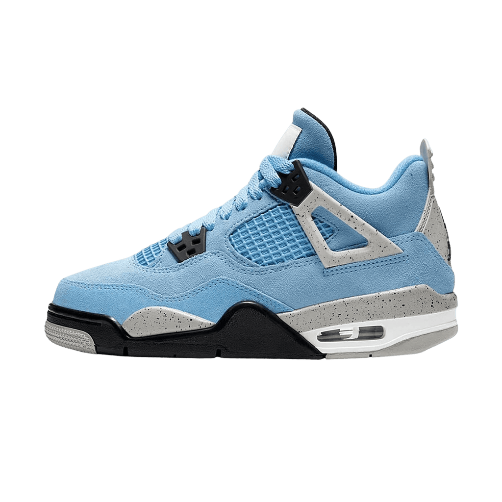 Air Jordan 4 Retro GS 'University Blue' — UK 13.5 | EU 32 | US 1Y — Front View