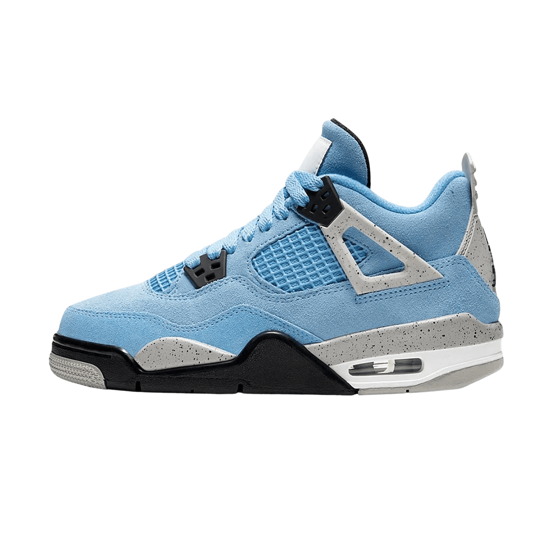 Air Jordan 4 Retro GS 'University Blue' — UK 13.5 | EU 32 | US 1Y — Front View