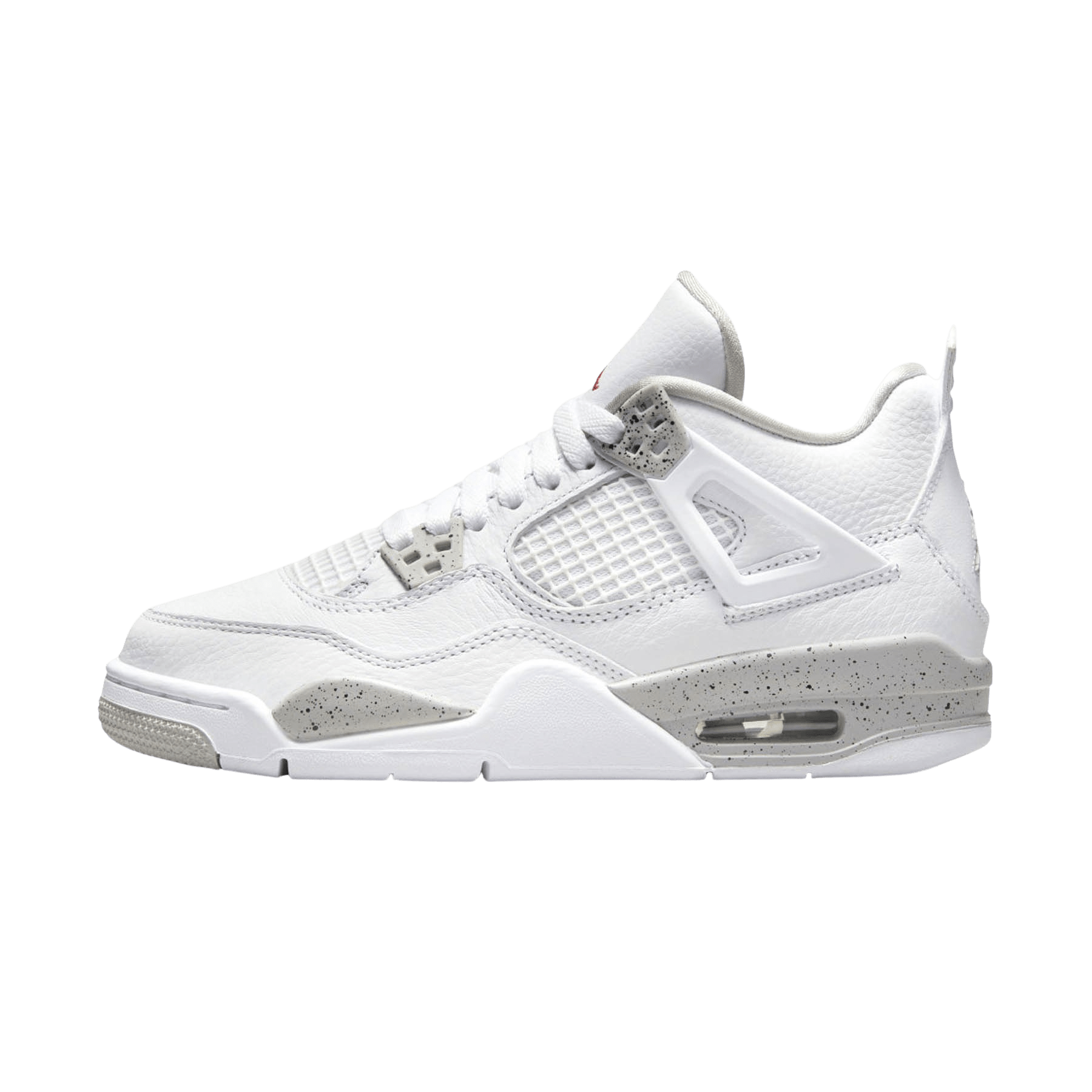 Air Jordan 4 Retro GS 'White Oreo' — UK 13.5 | EU 32 | US 1Y — Front View