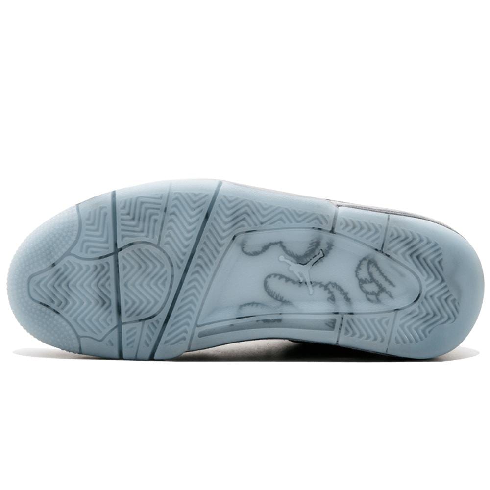 KAWS x Air Jordan 4 Retro 'Cool Grey & White' — UK 3 | EU 35.5 | US 3.5 — Detail View