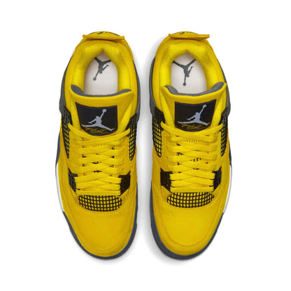 Air Jordan 4 Retro 'Lightning' 2021 — UK 3 | EU 35.5 | US 3.5 — Back View