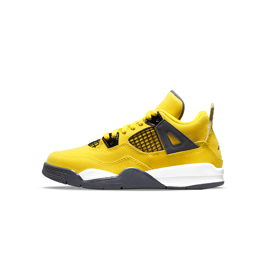 Air Jordan 4 Retro PS 'Lightning' 2021 — UK 10C | EU 27.5 | US 10.5C — Front View
