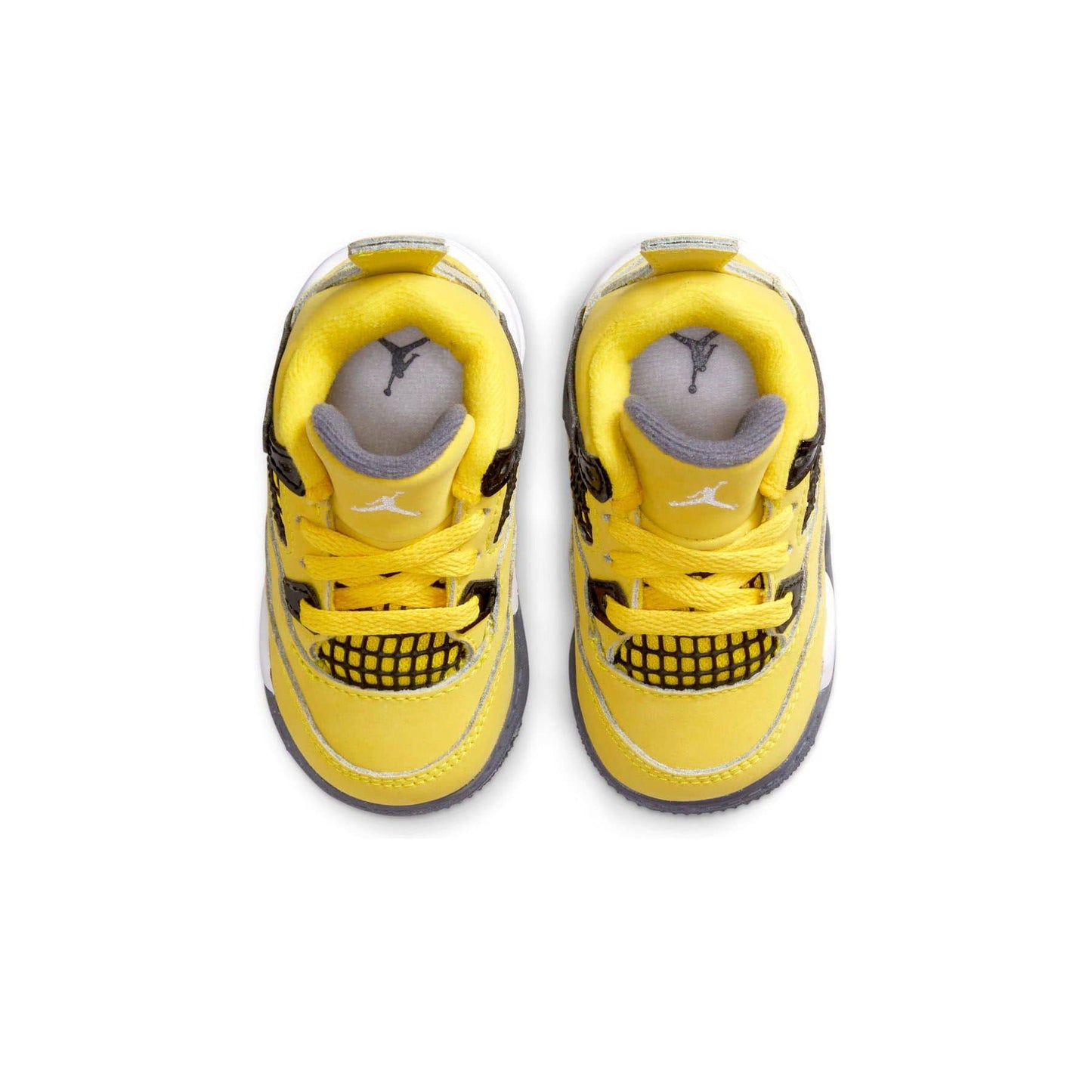 Air Jordan 4 Retro TD 'Lightning' 2021 — UK 0C | EU 15 | US 0C — Back View
