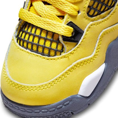 Air Jordan 4 Retro TD 'Lightning' 2021 — UK 0C | EU 15 | US 0C — Lifestyle View