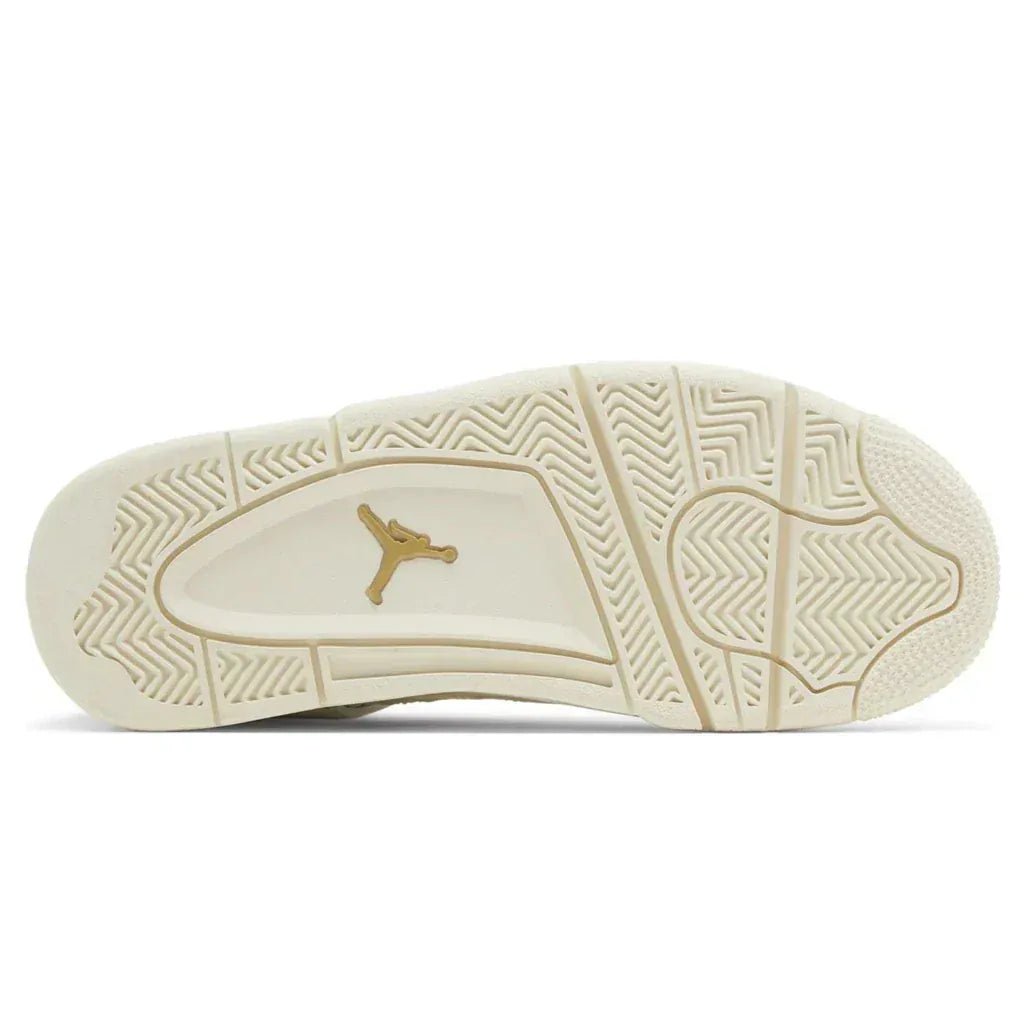Jordan 4 Retro Metallic Gold W — 3 UK — Detail View