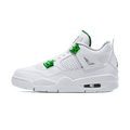 Air Jordan 4 Retro GS 'Green Metallic' — UK 13.5 | EU 32 | US 1Y — Front View