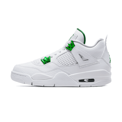 Air Jordan 4 Retro GS 'Green Metallic' — UK 13.5 | EU 32 | US 1Y — Front View