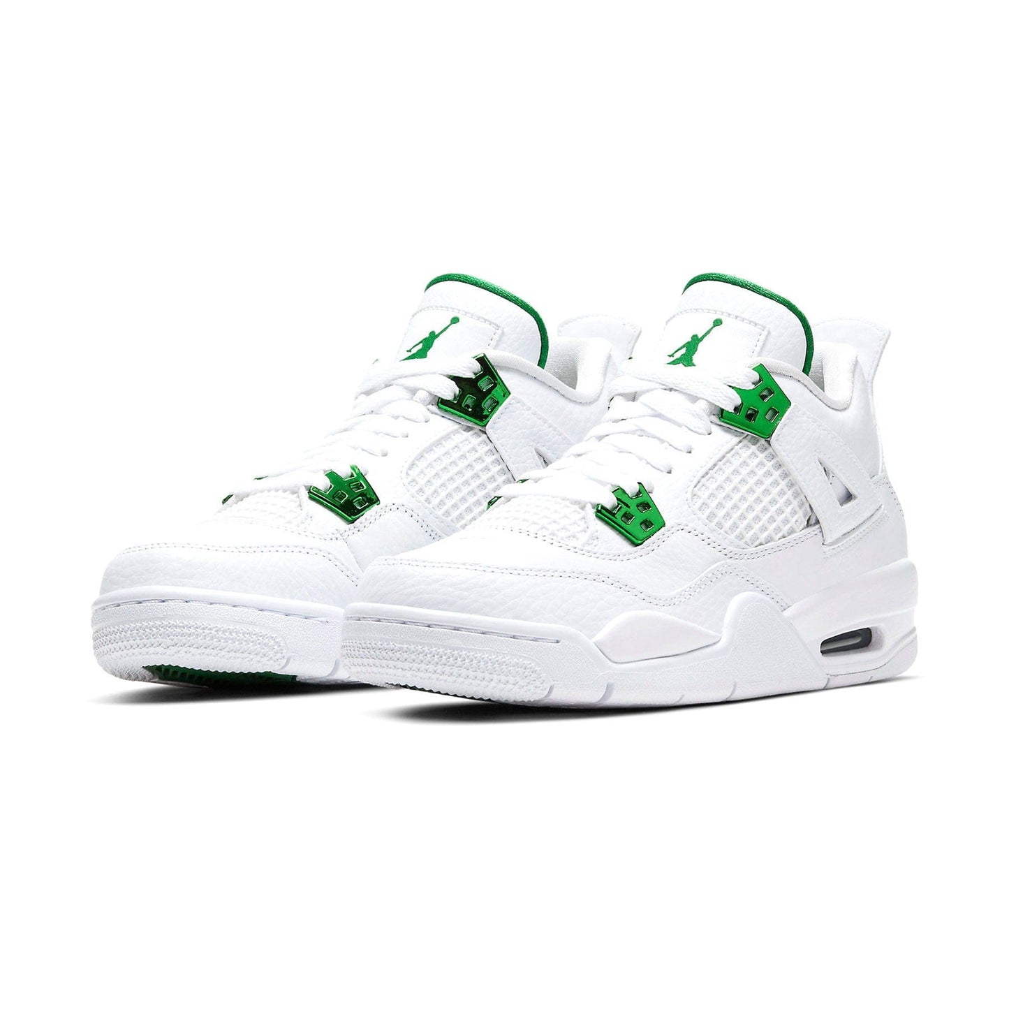 Air Jordan 4 Retro GS 'Green Metallic' — UK 13.5 | EU 32 | US 1Y — Side View