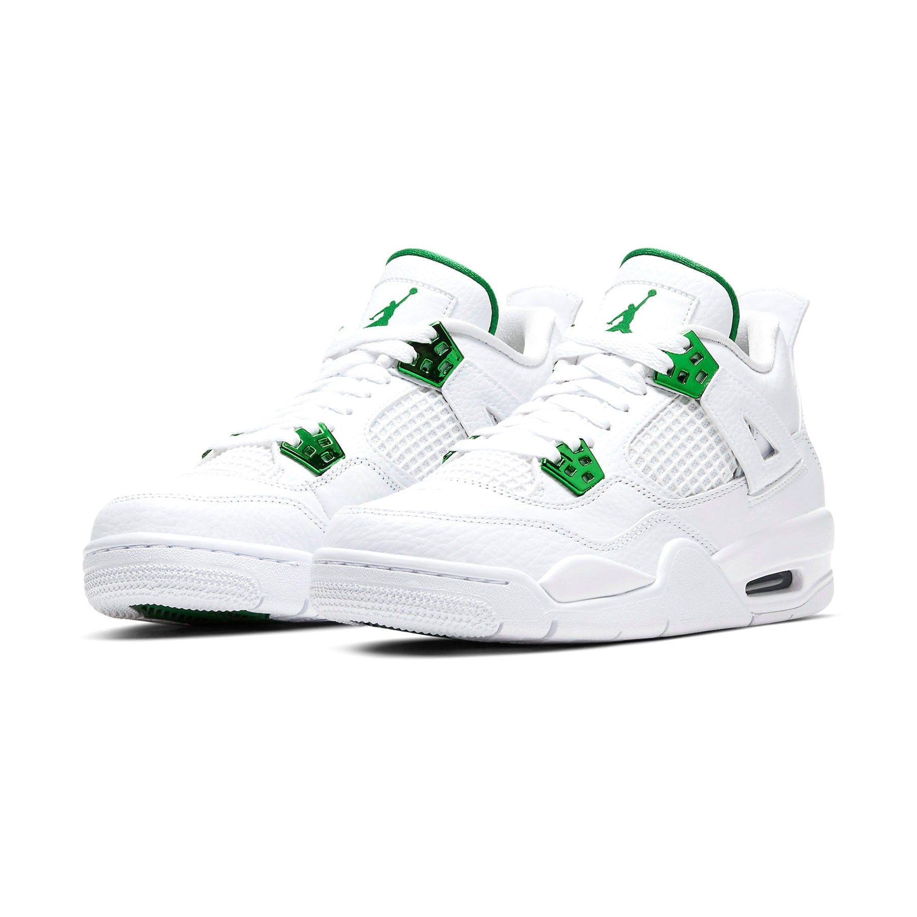 Air Jordan 4 Retro GS 'Green Metallic' — UK 13.5 | EU 32 | US 1Y — Side View
