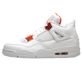 Air Jordan 4 Retro 'Orange Metallic' — UK 3 | EU 35.5 | US 3.5 — Front View