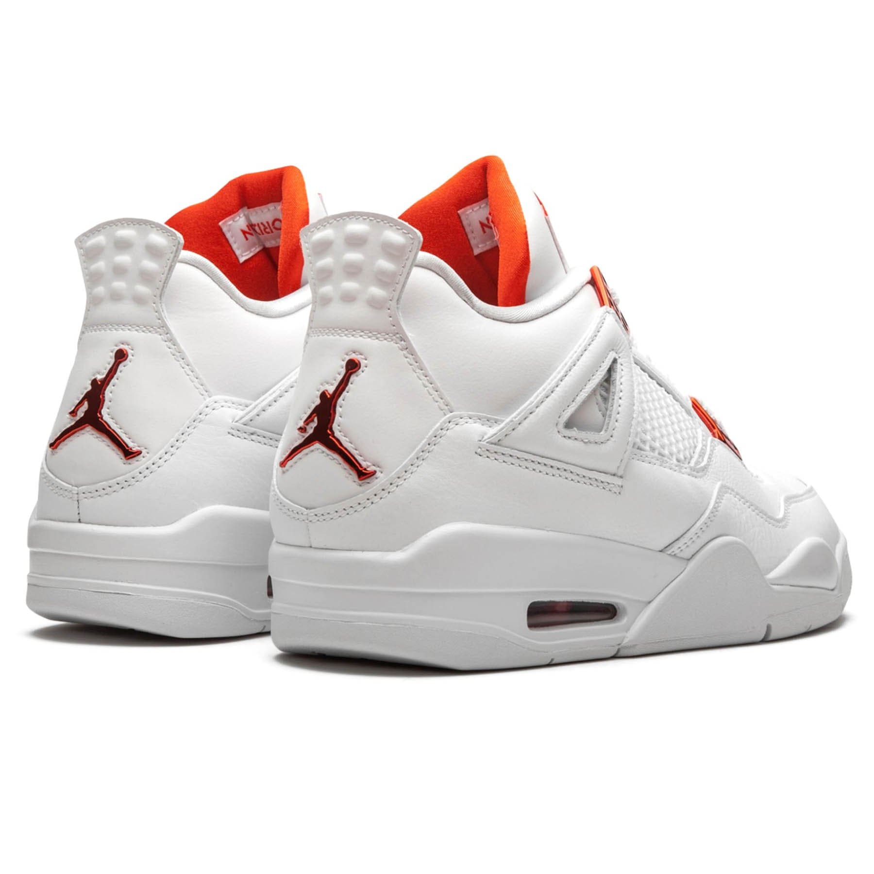 Air Jordan 4 Retro 'Orange Metallic' — UK 3 | EU 35.5 | US 3.5 — Back View