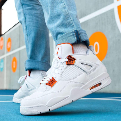 Air Jordan 4 Retro 'Orange Metallic' — UK 3 | EU 35.5 | US 3.5 — Alternate View 7