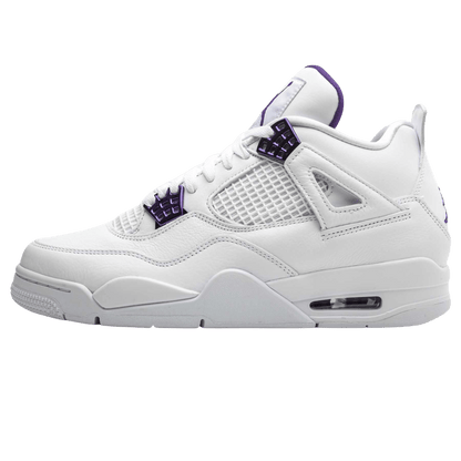 Air Jordan 4 Retro 'Purple Metallic' — UK 3 | EU 35.5 | US 3.5 — Front View
