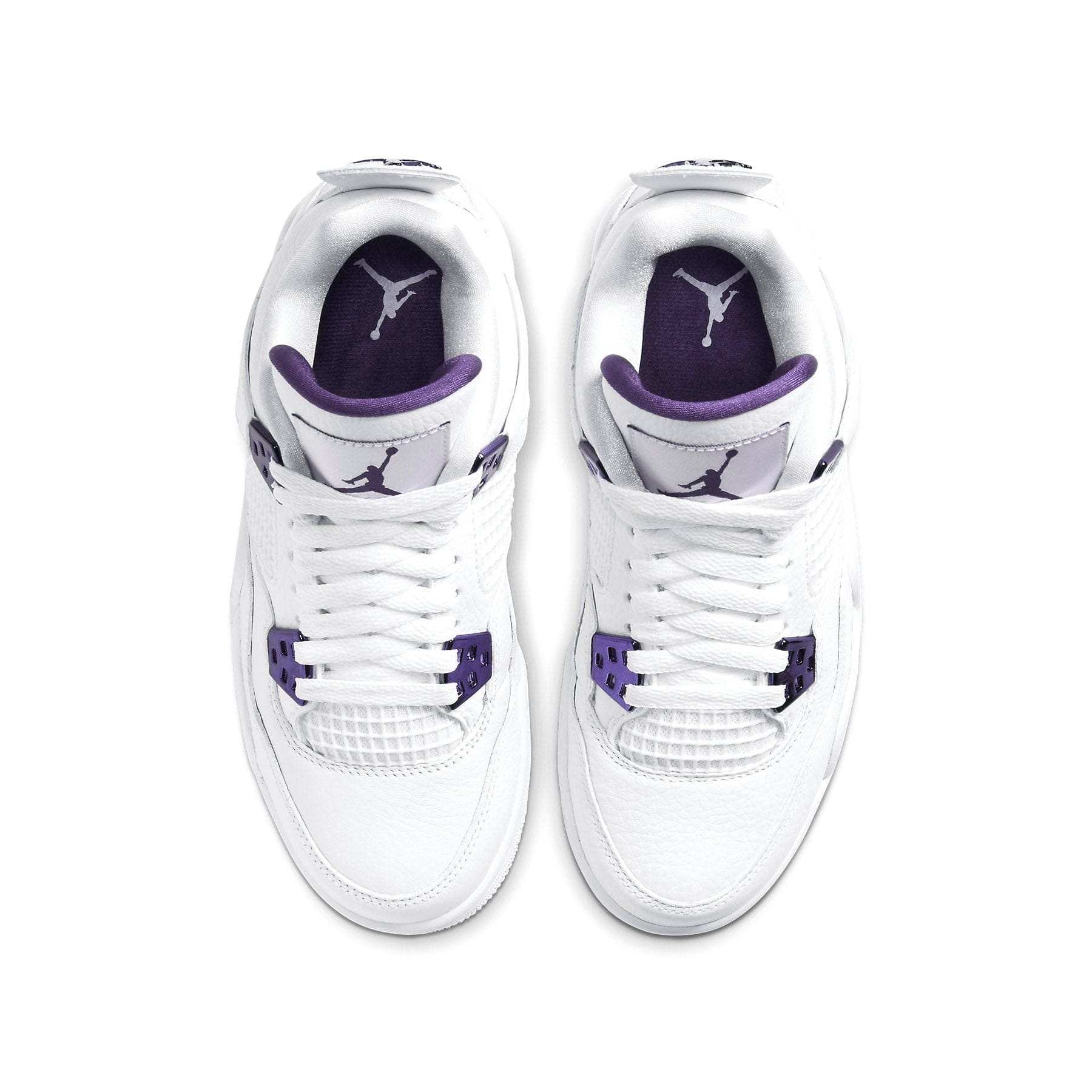 Air Jordan 4 Retro GS 'Purple Metallic' — UK 13.5 | EU 32 | US 1Y — Back View
