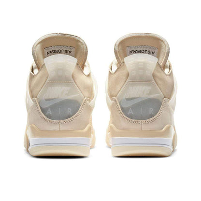 OFF-WHITE x Wmns Air Jordan 4 SP 'Sail' — UK 2.5 | EU 35.5 | US 5 — Detail View