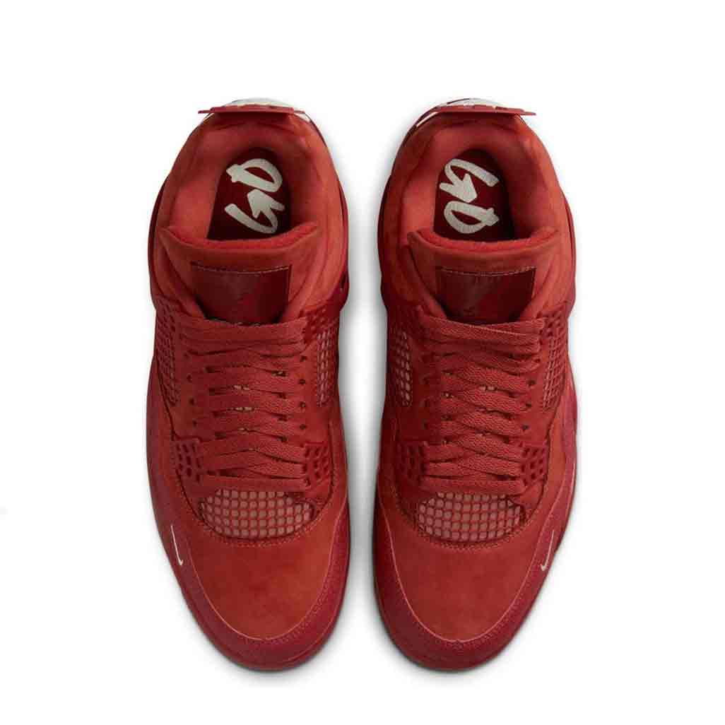 Air Jordan 4 Retro OG SP Nigel Sylvester Brick by Brick — 3 UK — Top View