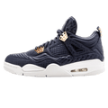 Air Jordan 4 Retro PRM 'Obsidian' — UK 3 | EU 35.5 | US 3.5 — Front View