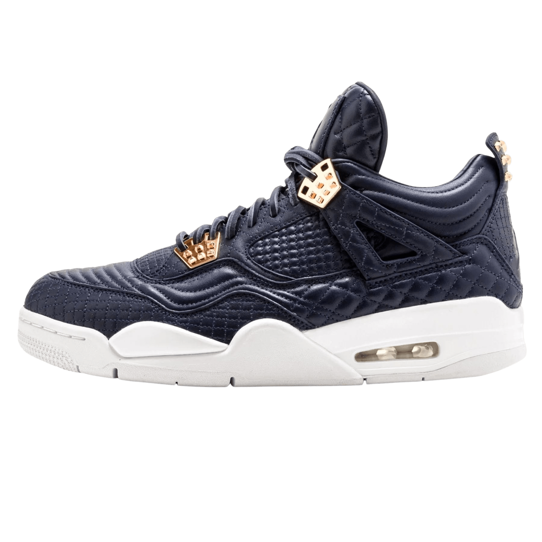 Air Jordan 4 Retro PRM 'Obsidian' — UK 3 | EU 35.5 | US 3.5 — Front View