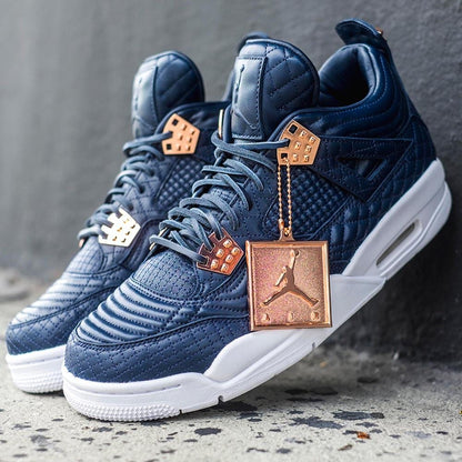 Air Jordan 4 Retro PRM 'Obsidian' — UK 3 | EU 35.5 | US 3.5 — Lifestyle View