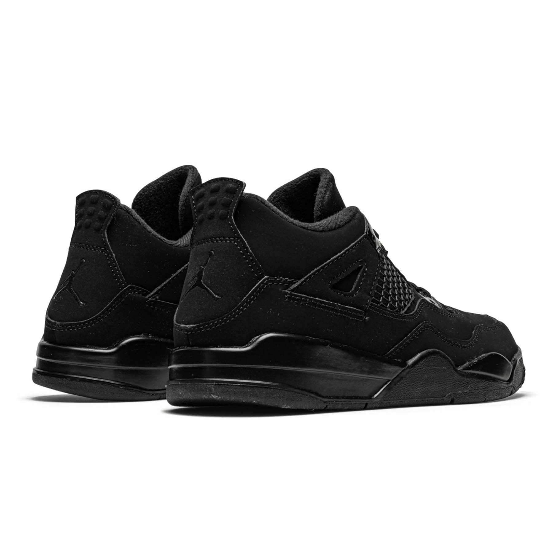 Air Jordan 4 Retro PS 'Black Cat' 2020 — UK 0C | EU 15 | US 0C — Back View