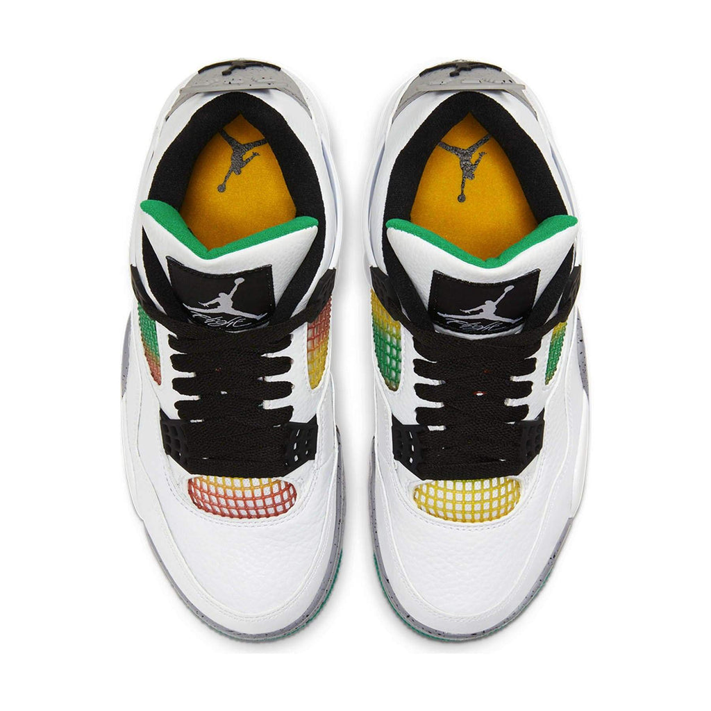 Air Jordan 4 Wmns Retro 'Rasta' — UK 2.5 | EU 35.5 | US 5 — Back View