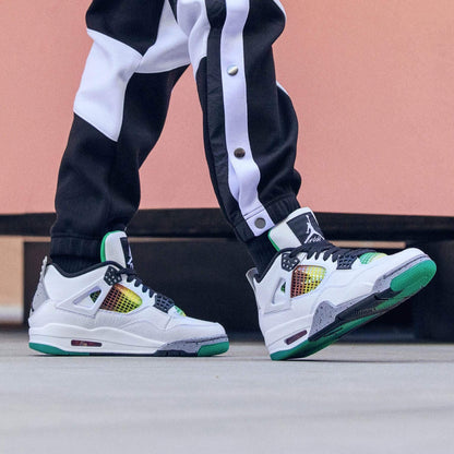Air Jordan 4 Wmns Retro 'Rasta' — UK 2.5 | EU 35.5 | US 5 — Lifestyle View