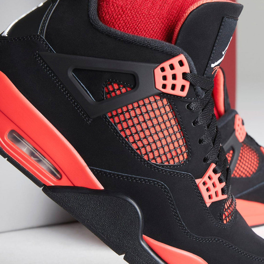 Air Jordan 4 Retro 'Red Thunder' — UK 3 | EU 35.5 | US 3.5 — Lifestyle View